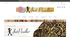 Desktop Screenshot of justpizzelles.com